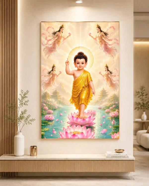 Tranh Phật Đản Sanh - DS01